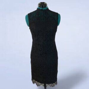 Zalalus‎ Black Lace Pencil Dress - Size 6